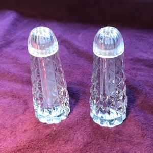 Antique ABP Cut Glass Salt & Pepper Shakers